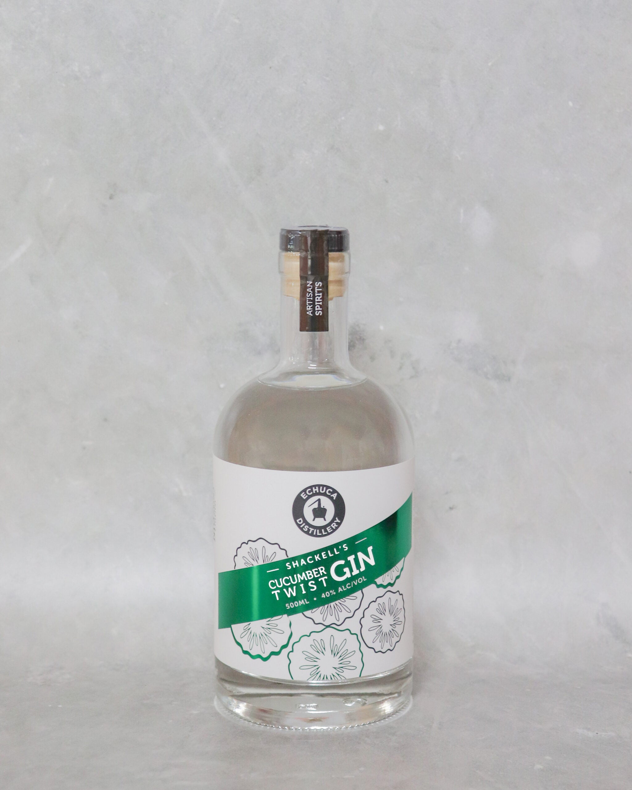 Shackells Cucumber Twist Gin, 500ml