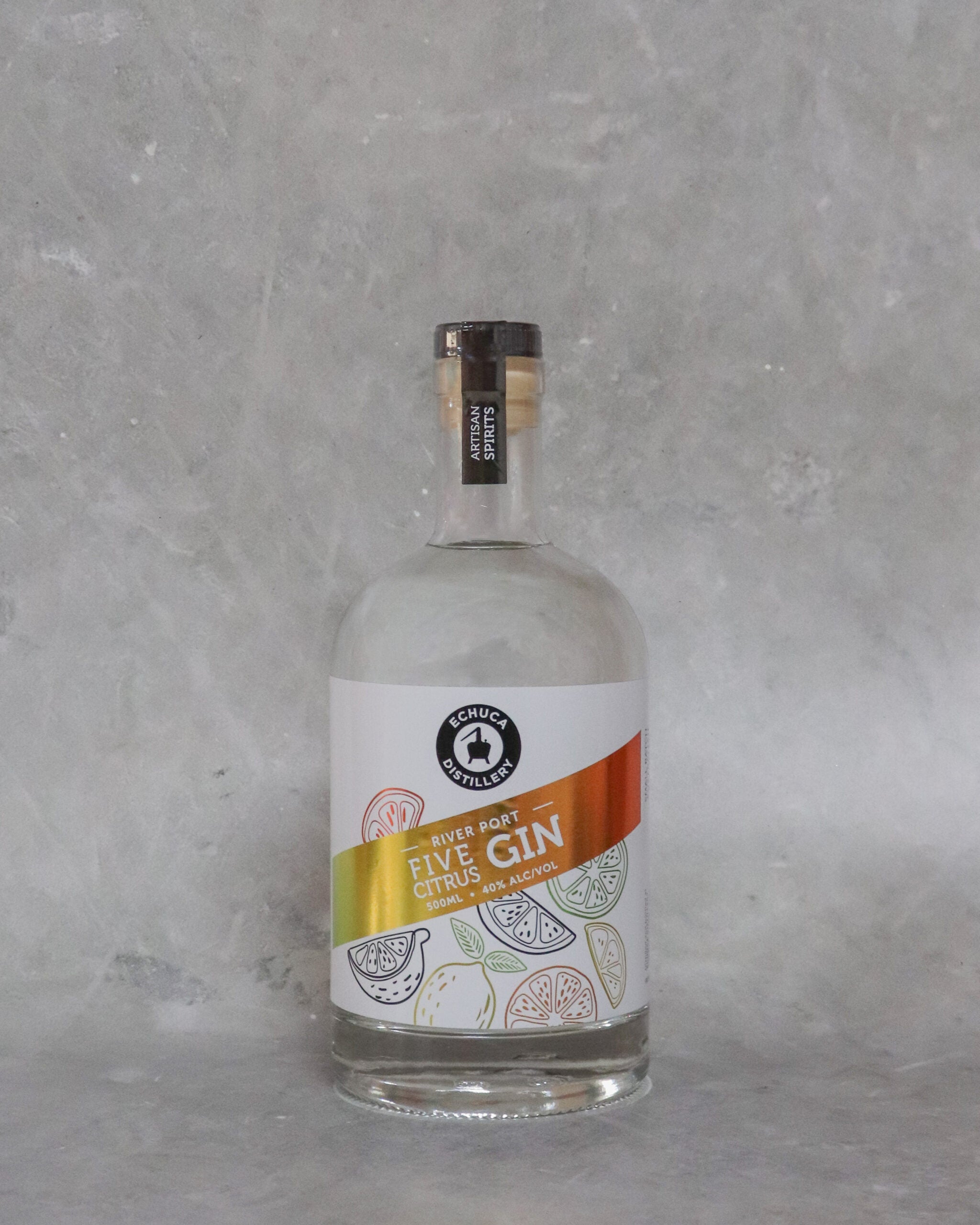 River Port Five Citrus Gin, 500ml
