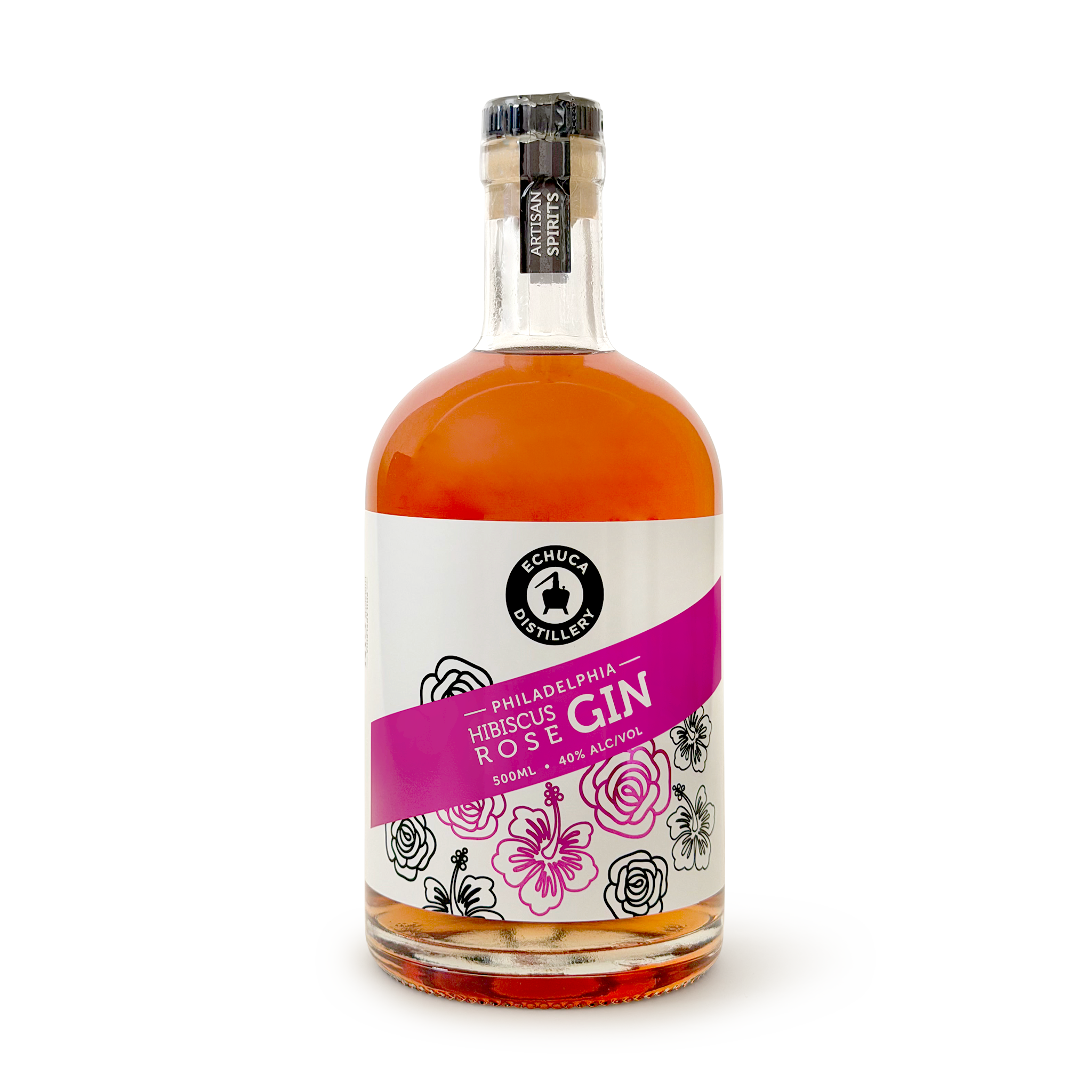 Philadelphia Hibiscus Rose Gin, 500ml