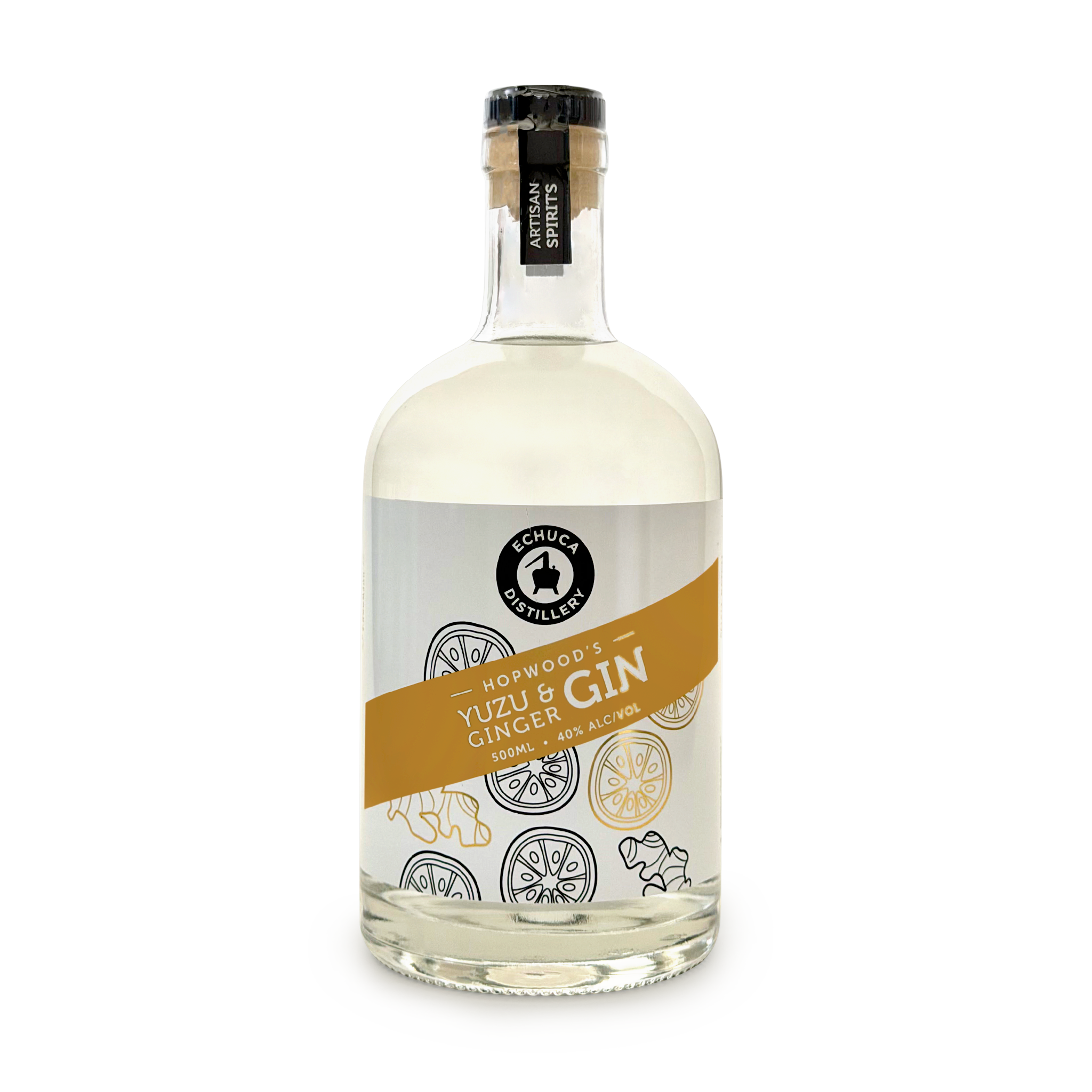 Hopwoods Yuzu & Ginger Gin, 500ml