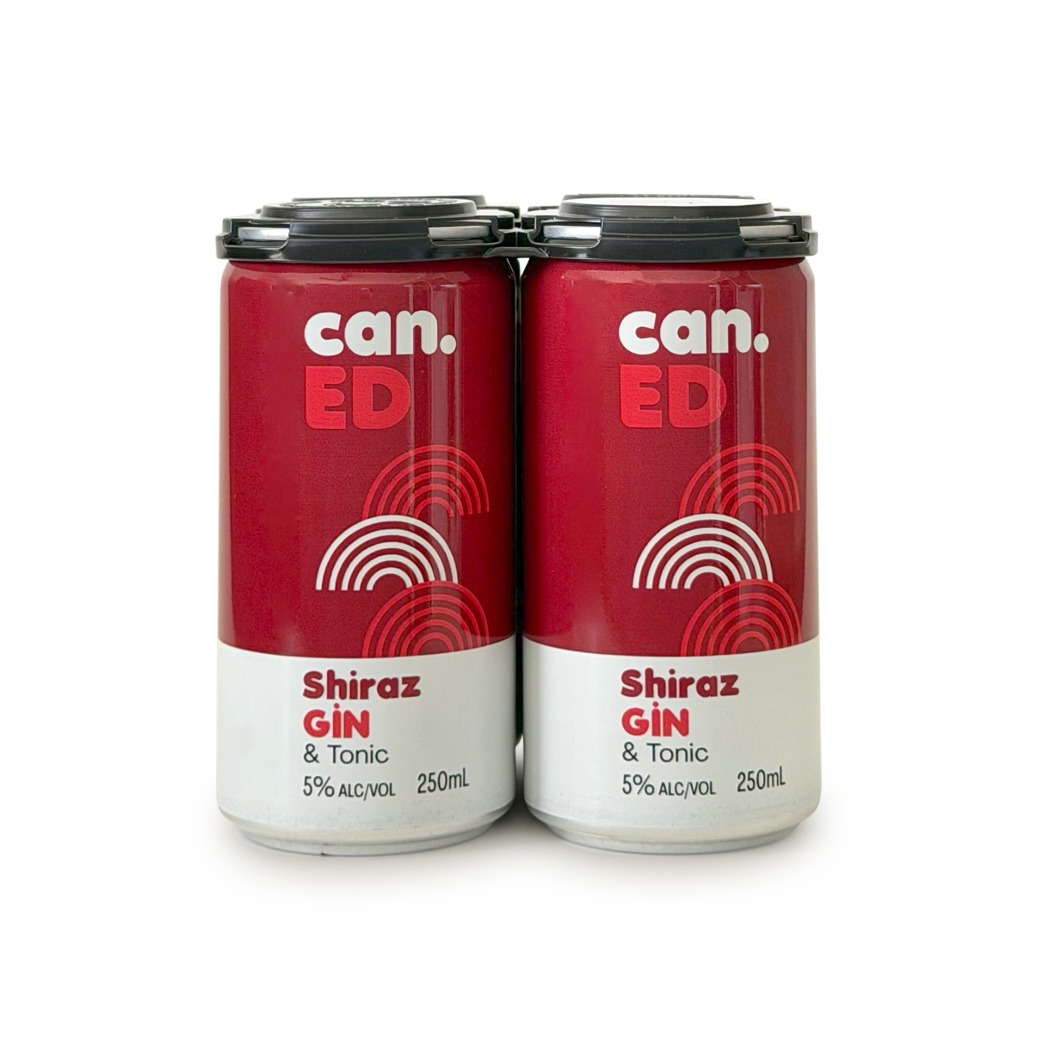 can.ED Shiraz Gin & Tonic (4 × 250 ml)