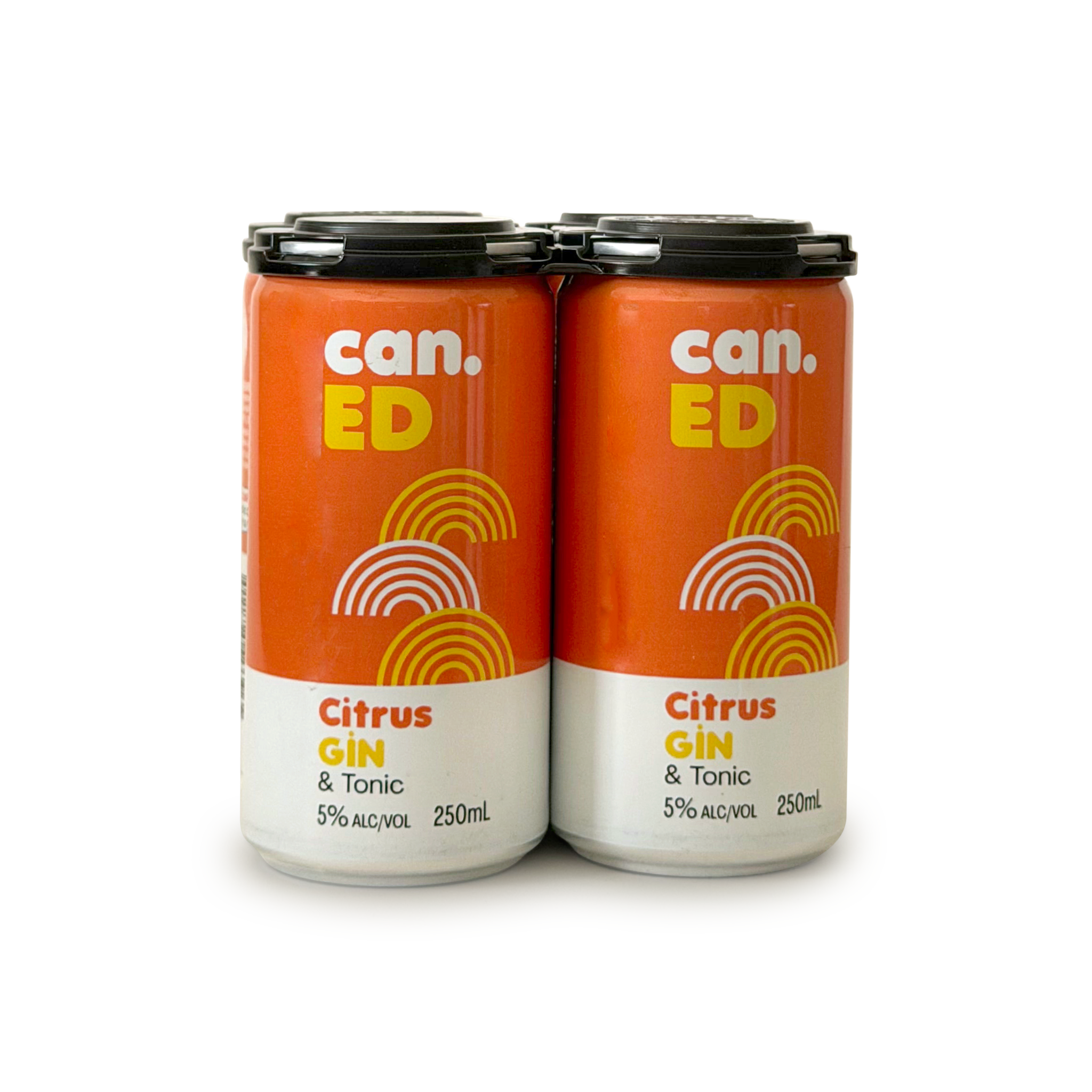 can.ED Citrus Gin & Tonic (4 × 250 ml)