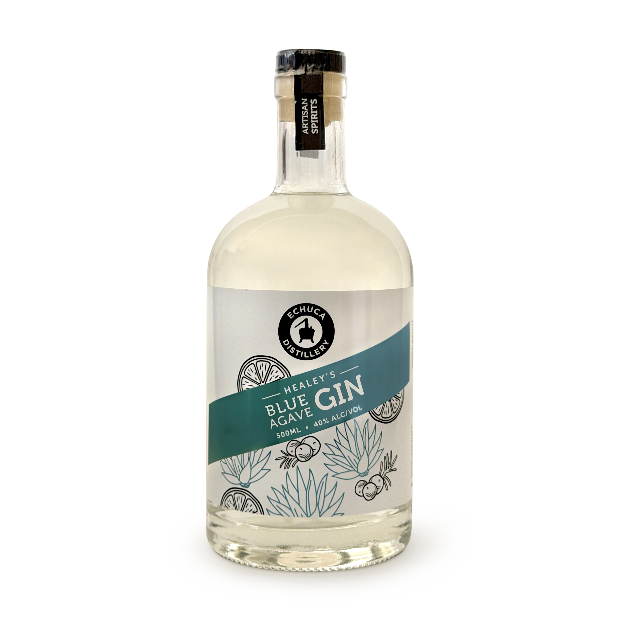 Healey's Blue Agave Gin, 500ml