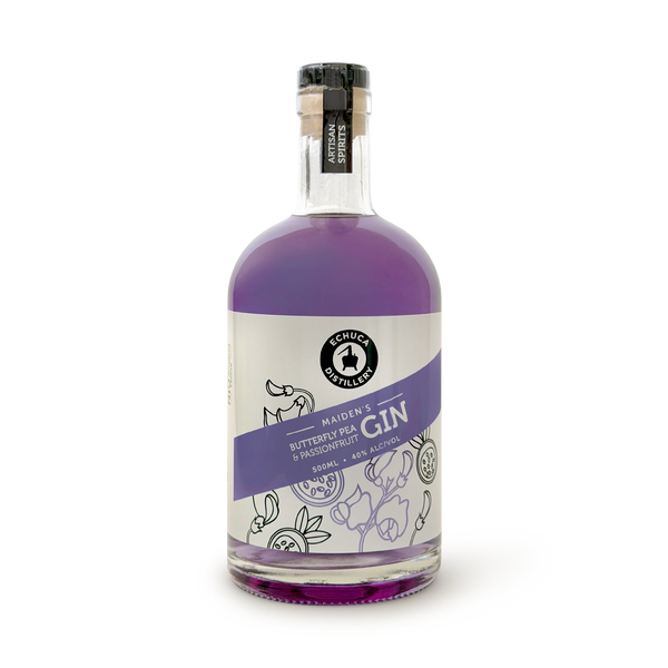 Maidens Butterfly Pea and Passionfruit Gin, 500ml